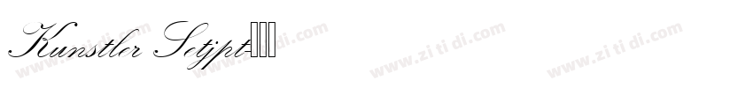 Kunstler Setjpt字体转换